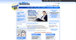 Desktop Screenshot of bluegenesis.com